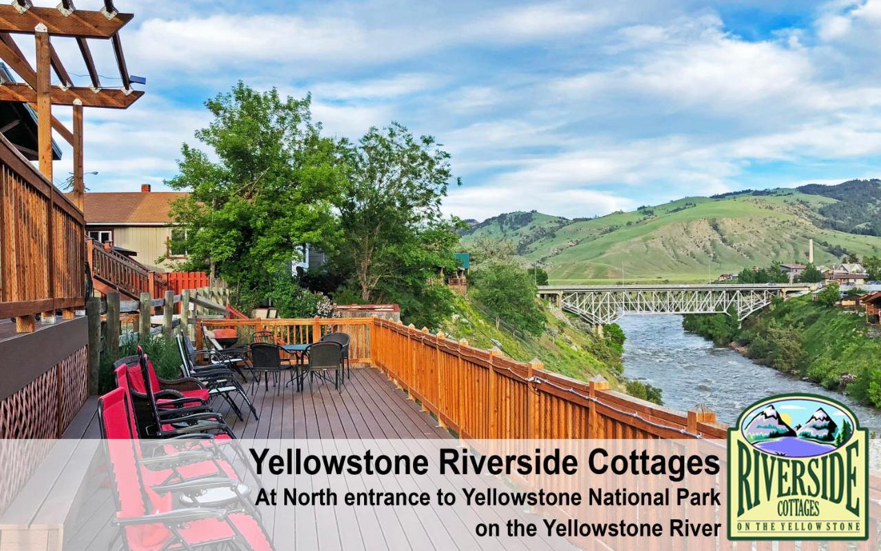 Yellowstone Riverside Cottages Гардинър Екстериор снимка